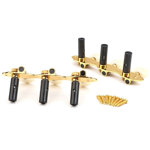 2pcs Guitar String Tuners Classical Guitar 3 Sets of String Tuning Pegs 3Left 3Right Guitars Knobs Replacement 2