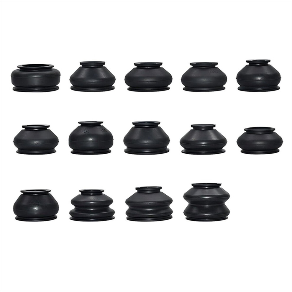 14Pcs Tie Rod Boot, End Rubber Dust Cap Kit, Ball Joint Boot Replaceme 4852827098502