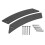 1Pair Metal Door Panel Pull Handle Set for Beetle 1998-2010 Interior Door Grab Pull Handles Replacement Black 1