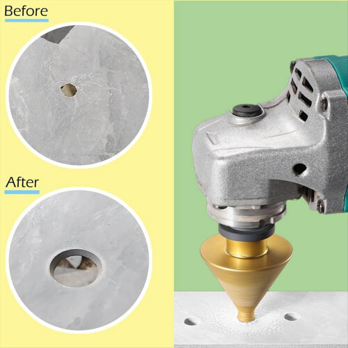 Diamond Beveling Chamfer Bit (38mm) Cone for Hole Enlarging Trimming i 2
