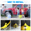 4-Pack Tire Hose Rollers for Car Wash Avoid Snagging, Detailing Suppli 6