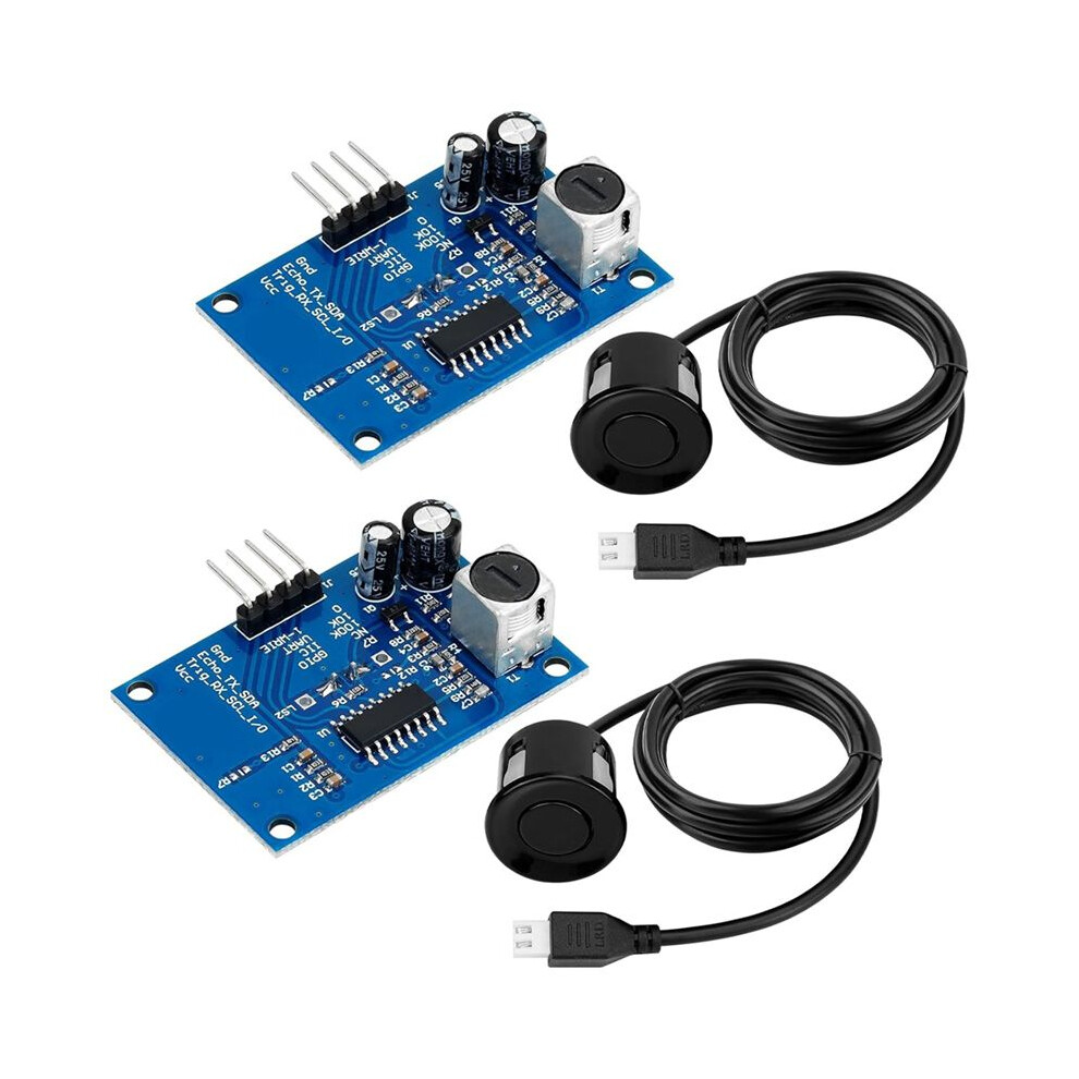 2Pcs Ultrasonic Distance Sensor For Distance Measurement Obstacle Avoidance Industrial Control Hc-Sr04t 6133340797478