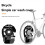 Bicycle Disc Protective Cover, Neoprene Covers for Brakes, Skull Mode 4