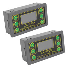 2X ZK-PP2K PWM DC 3.3-30V 12V 24V Regulator PręDkośCi Silnika Regulator 8A 150W Regulowany