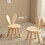 Small Board Stool, Cute Rabbit Ears Solid Wood Small Stool, Decorative Stool Children Chair 2