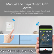 WLAN-Thermostat für Warmwasserbereitung, Kesseltemperaturregelung, Tuya Smart AP