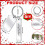 30 Pcs Engravable Metal Keychain Blank Rectangle Stamping Blanks for E 5