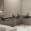 No-Drill, Light Luxury Style Glacier Pattern Suction Cup Shelf,Bathroom Shower Organizer Gray Long Style 2