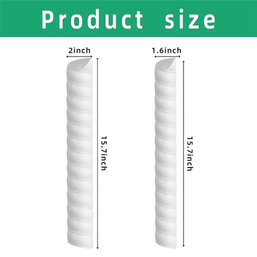 8PCS Tree Protectors 2 Size Plastic Spiral Guard Trunk Protector Wrap