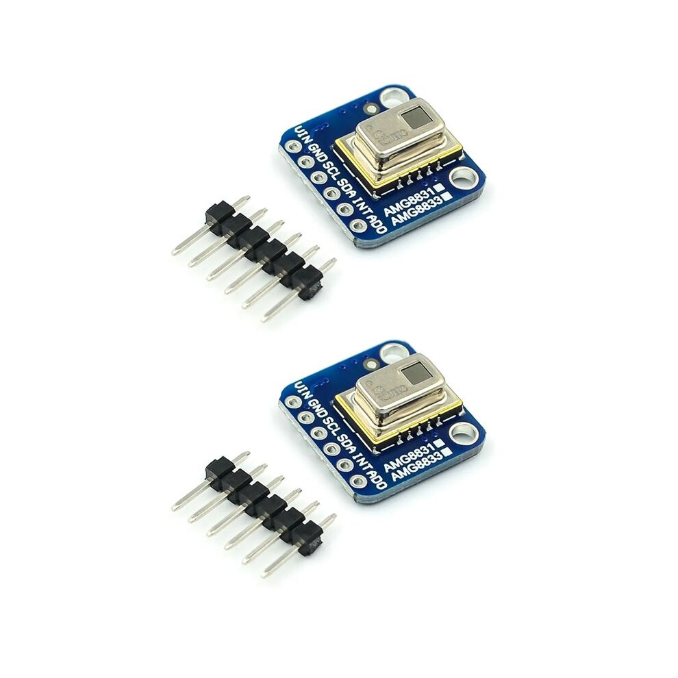 2PCS AMG8833 IR 8x8 Thermal Imager Array Temperature Sensor Module 8x8 Infrared Camera Sensor
