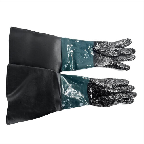 Blast Rubber Gloves for Sandblasting Sandblaster Sand Cabinet SandBlas 1
