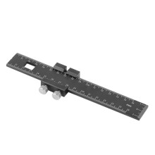Carpenter's Ruler, Ruler Inch & Metric T-Marked T-Rail Marking Measuri