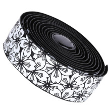Bicycle Handlebar Tape Road Bike Handlebar Tape Shockproof Shock-Absorbing Wear-Resistant Sweat-Absorbent Black White