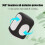 Silicone Protective Cover for Sony LinkBuds Bluetooth Speaker Silicone Protective Case Speaker Protective Cover A 6