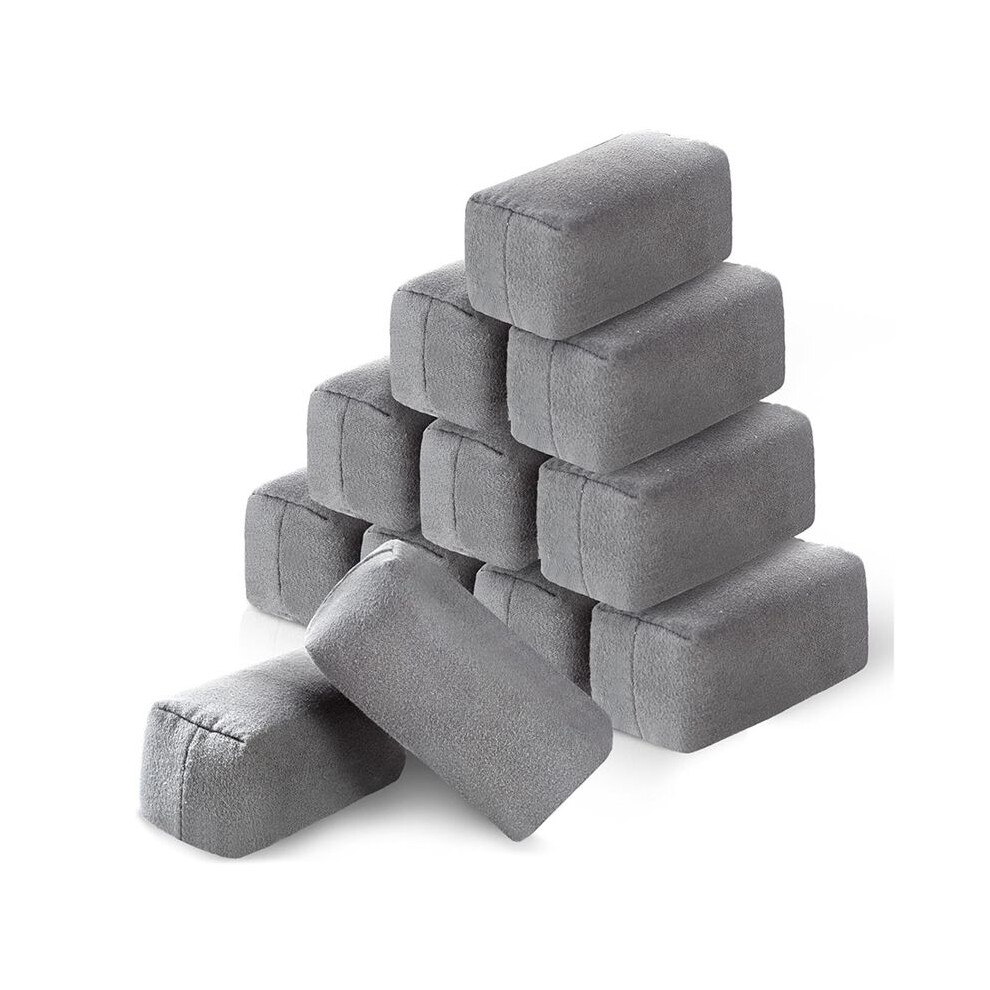Suede Microfiber Applicator Pads For Detailed Car Waxing And Ceramic Coating 12Pack 6133869996642