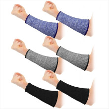 3 Pairs Arm Protectors for Thin Skin and Bruising Cut Resistant Forear