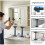Bathroom Cabinet Door Install Support 19-44cm Height Adjustable Pulley 3
