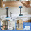 Bathroom Cabinet Door Install Support 19-44cm Height Adjustable Pulley 4
