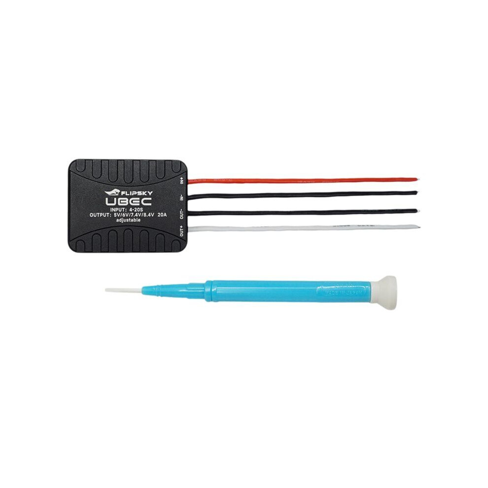 Flipsky Ubec Power Management Module Step-Down Power Module 4-20S 5V 6V 7.4V 8.4V 20A Adjustable Black 6134218557293