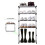 Stackable Small Shoe Rack, Entryway, Hallway and Closet Space Saving Storage and Organization (4-Tier, Black) 7