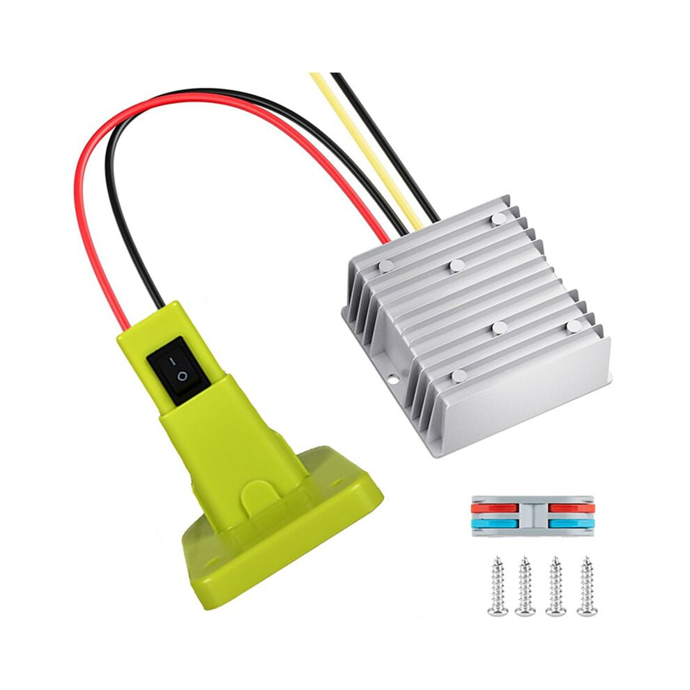 Converter Adapter For Ryobi Dc 18V To Dc 12V 20A 240W Step Down Diy Adapter Automatic Buck Boost Voltage Regulator 6133340723873
