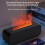 Simulated Flame Aromatherapy Machine Remote Control 7-Color Lighting Timing Mute Humidification Perfume Dilator Black 6