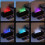 Simulated Flame Aromatherapy Machine Remote Control 7-Color Lighting Timing Mute Humidification Perfume Dilator Black 7