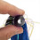 9-Zoll Medium Pass Acrylkopf Octopus Softbait Mylar Polyesterfolie 6