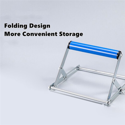 Adjustable Height Table Saw Roller-Stand Attachment,Cutting Machine Miter Saw Roller Support Stand for Support Frame 1
