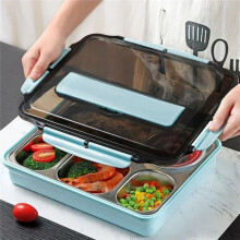 Boîte à Lunch Isotherme en Acier Inoxydable Multicouches Multi-Grilles pour Étudiants, École, Boîte à Lunch pour Adultes