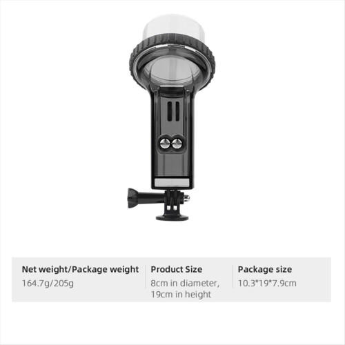 Underwater Diving Waterproof Housing Case for 2 Stabilizer Buoyancy Fl 2