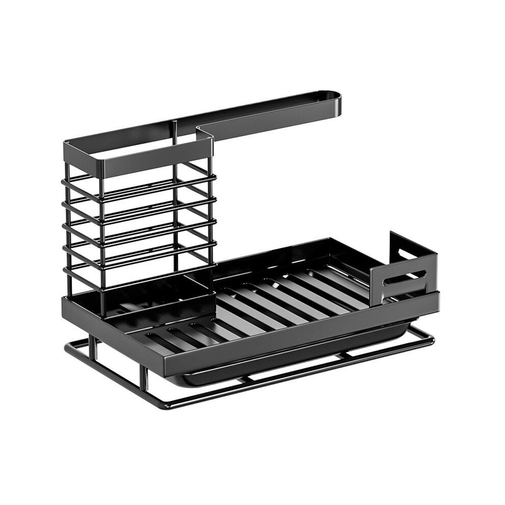 Kitchen Faucet Sponge Holder,Dishwashing Brush, Scouring Pad Storage Rack,Rag Rack,Storage Rack Above The Sink 6133020244834