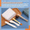 Bone Folders Kit, Bone Folders, Makers,Bookbinding Kit, for Bookbinding Making Paper Crafts Quilting Leathercraft A 3