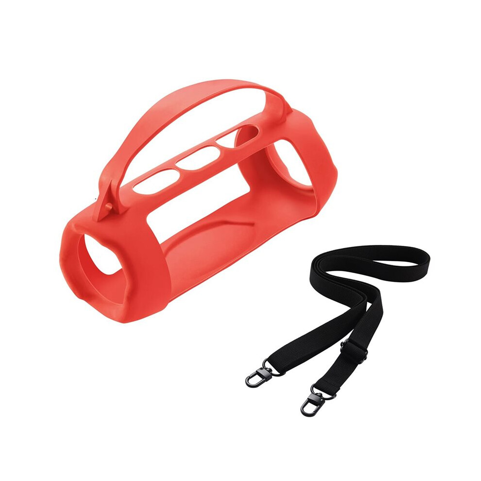 Silicone Case Portable Carrying Case Sleeve Protector Cover With Shoulder Strap For Jbl Charge 5 Wi-Fi/Charge5 Speaker 6131555035828