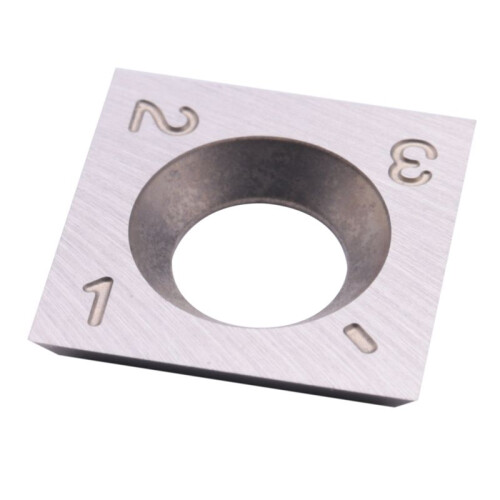 50Pcs Wood Turning Carbide Insert Blades Milling 30 Degree Lathe Chisel Replacement Blade 14X14X2mm 1