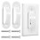 2 Pack Light Switch Guard, Light Plates Switch Covers, Childproof Outlet Cover, Child Proof Light Switch Cover 1