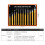 12-Piece Punching Set Masonry Chisel Flat Cylinder 4