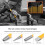 12-Piece Punching Set Masonry Chisel Flat Cylinder 5
