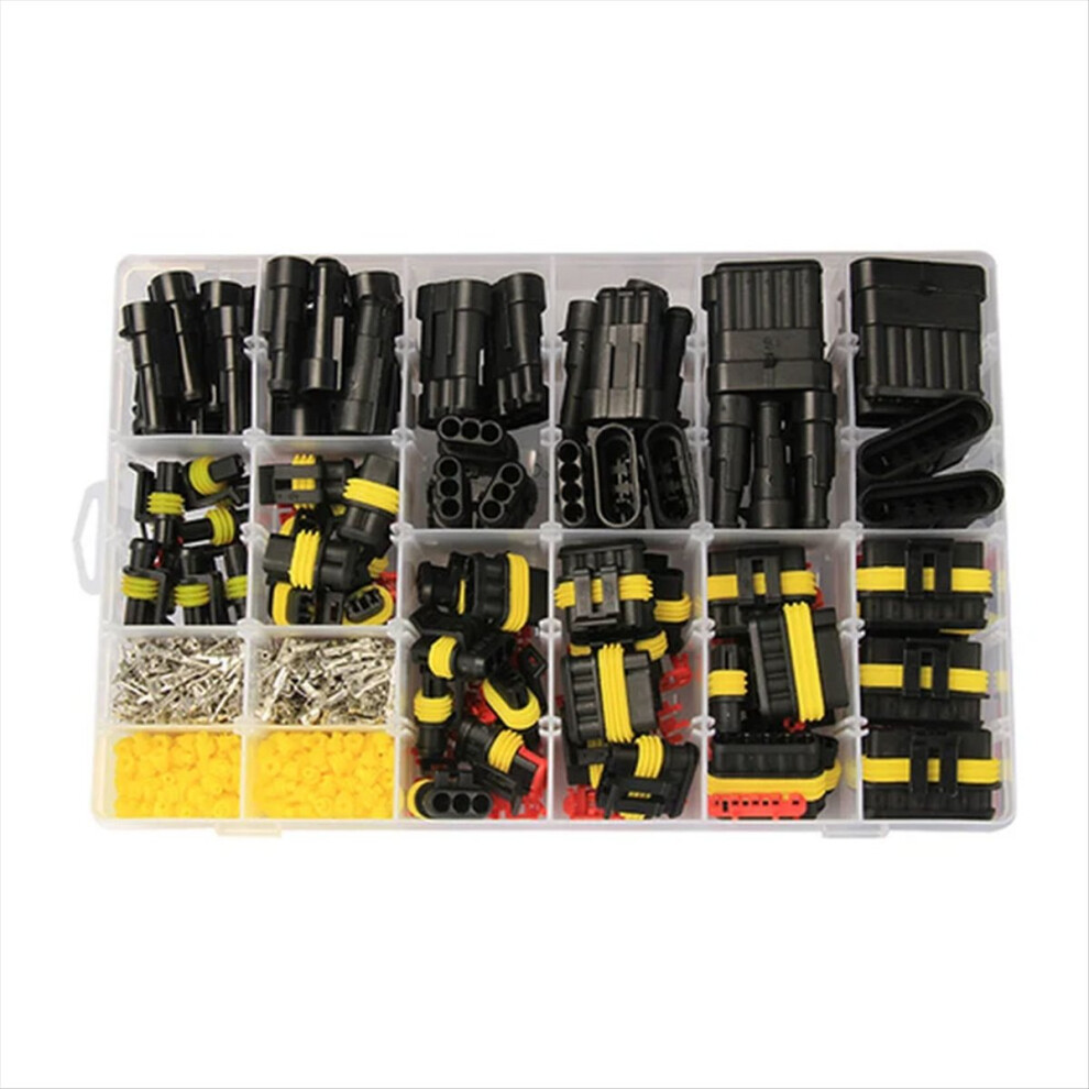 708Pcs Pin Hid Waterproof Connectors Automotive Wire Dt Male And Femal 4852827023344