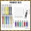 36 Pcs 6-In-1 Gift Pen Flashlight Set 12 Tool Pens with Ruler Level Ba 4