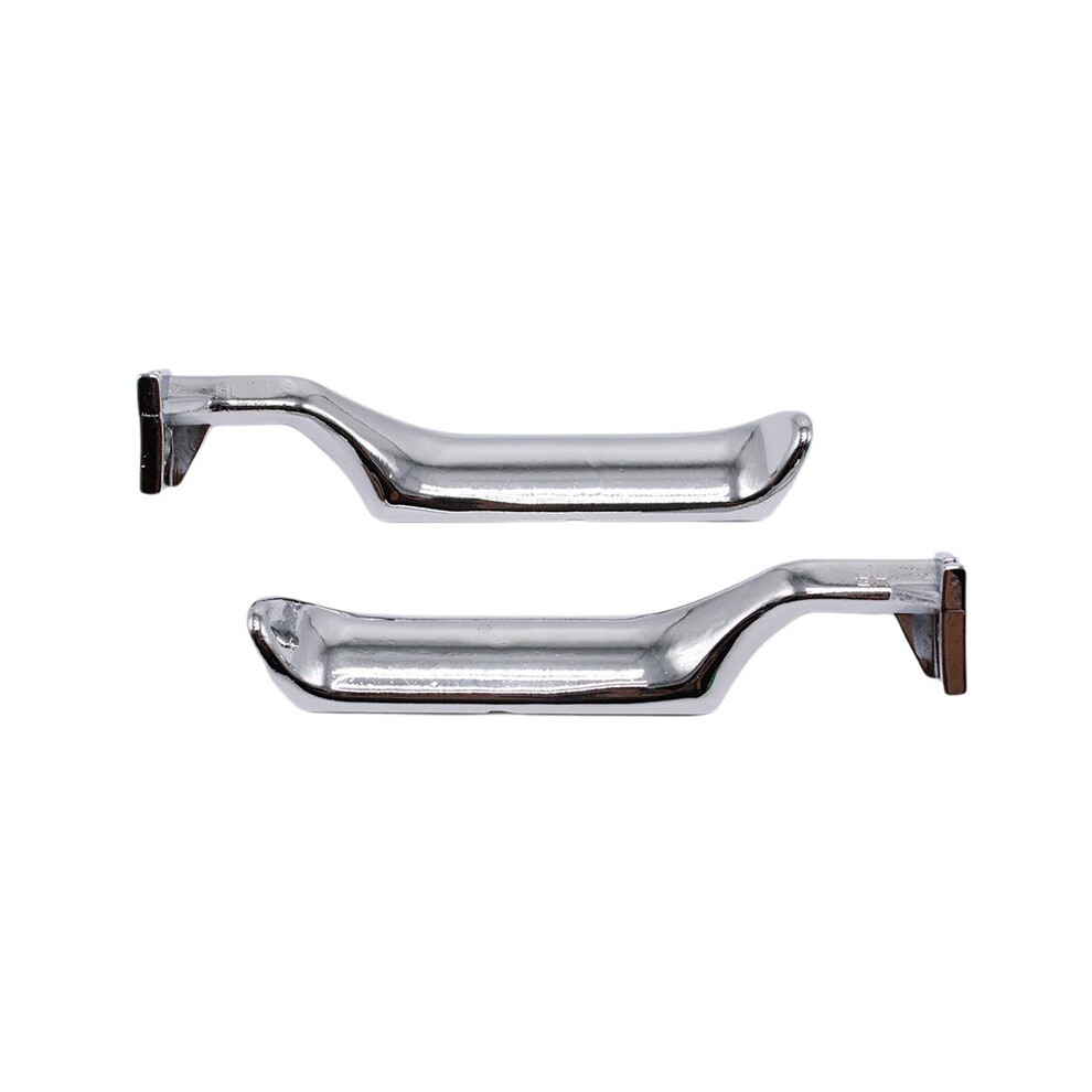 1Pair Chrome Inside Door Handles Lh+Rh For Ford Bronco 1987-96 F-150 F250 F-350 F53 F59 F800 E7tz1522600a, E7tz1522601a 6131032338534