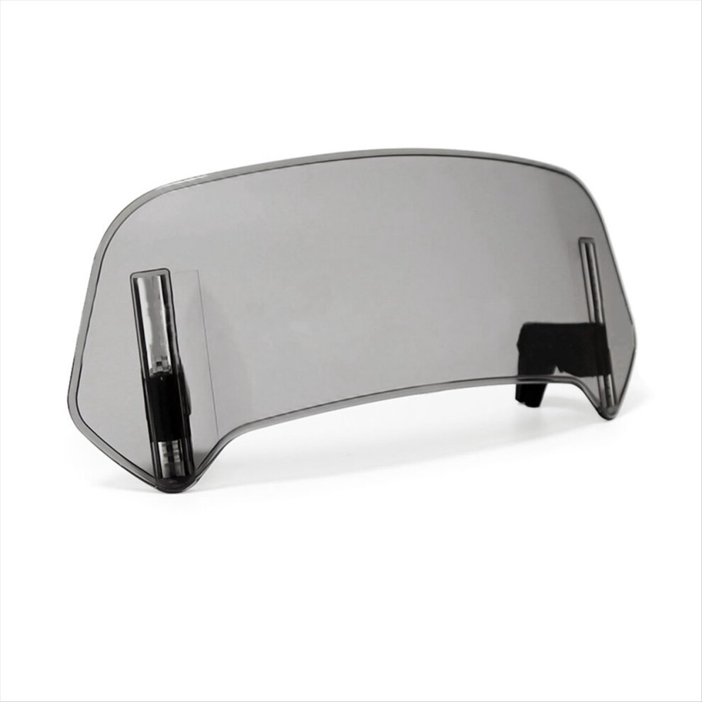 Windshield Extension Adjustable Spoiler Deflector For 28X12cm Grey 4852827026086