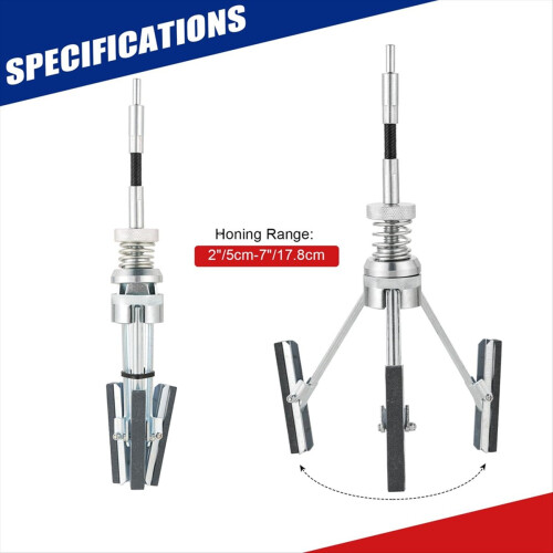 Engine Cylinder Hone Adjustable Deglazer Set for Grinding Holes From 2 2