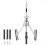 Engine Cylinder Hone Adjustable Deglazer Set for Grinding Holes From 2 2