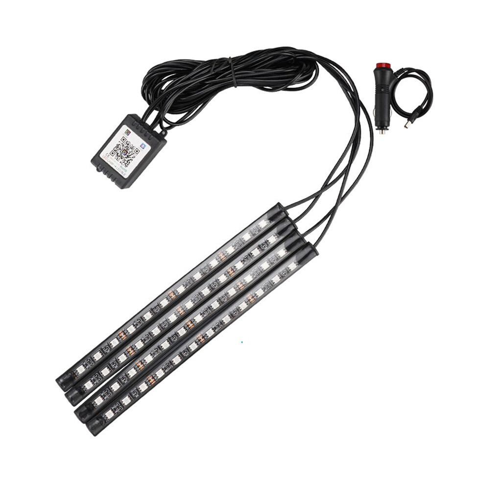 Led S For Motorcycle Rgb App Sound Control Moto Back Flexible Waterproof Decoration Neon Strip 48 S Light 6133020269363