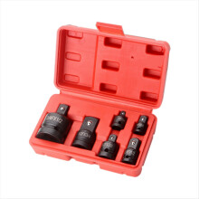 6Pcs Adapter Pneumatic Sleeve Head 1/2 to 3/4 Red Plastic Box for Auto