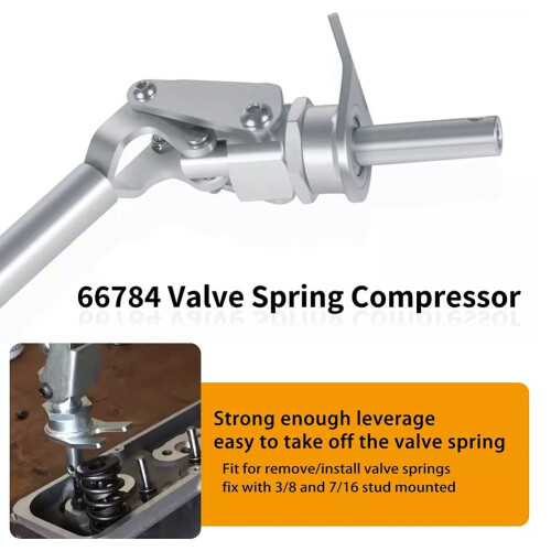 Universally 66784 Stud Mount Valve Spring Compressor Tool for 3/8inch & 7/16inch Stud 2