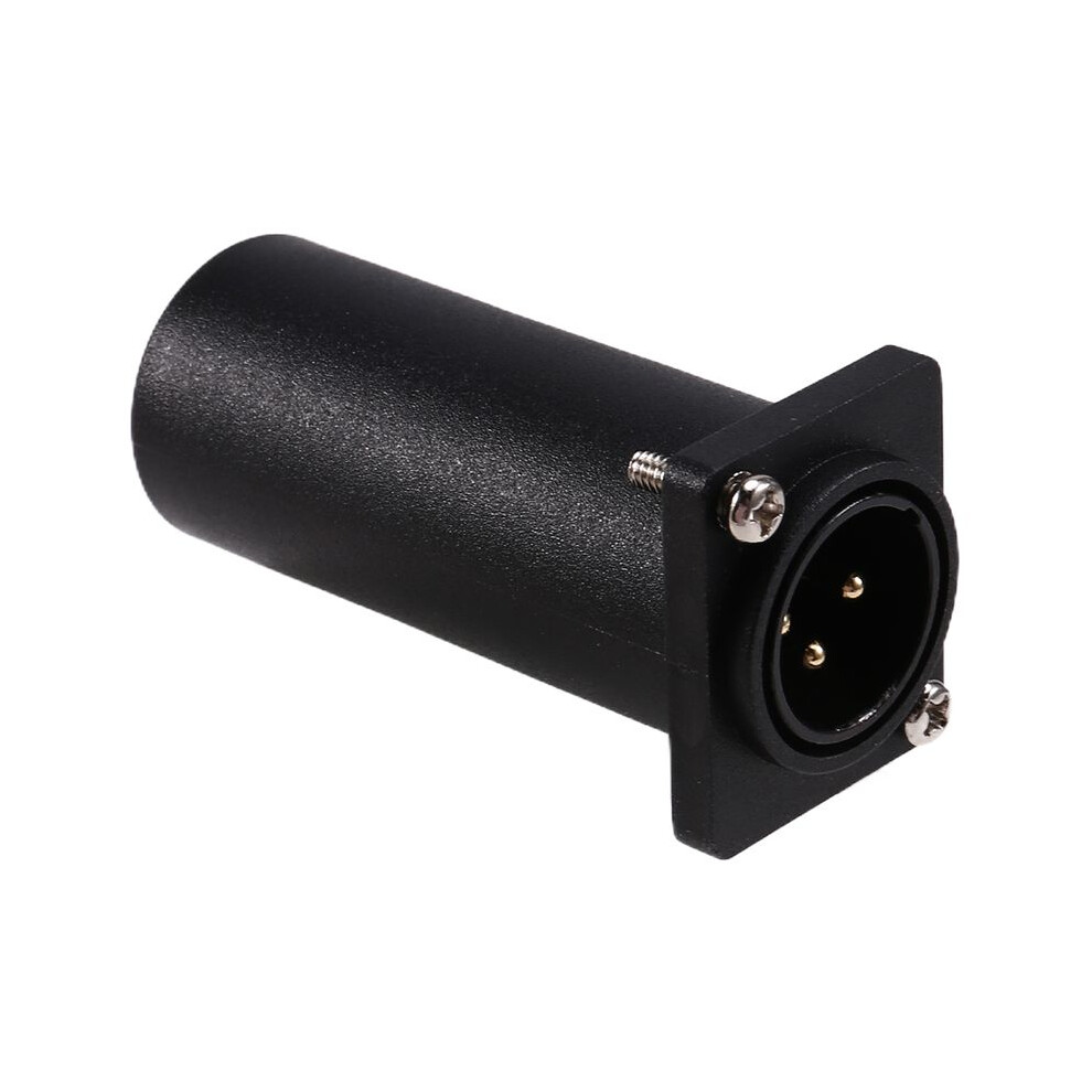 D Series Panel Mount Xlr 3Pin Male To Rj45 Female Feedtrough Chassis Adapter For Dmx512 Dmx-Con Controller 6133591933656