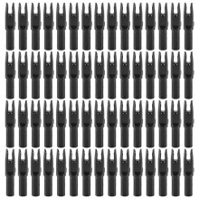 Pack of 60 Archery ID 6.2mm Arrows with Notches, Insert Tail, Craft Hunting Shooting Arrows for Compound Bow and Classic Bow