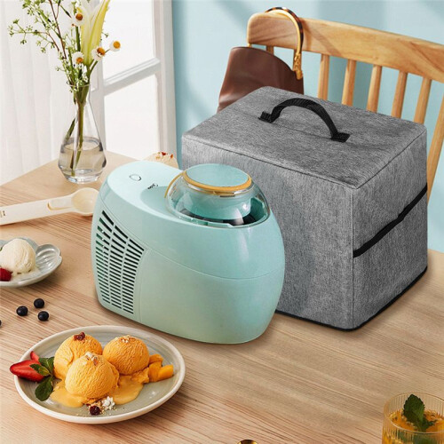 Ice Maker Cover Ice Square Maker Dust Shield Protector Dust Protection Portable Ice Makers Cover with Storage Pocket 2